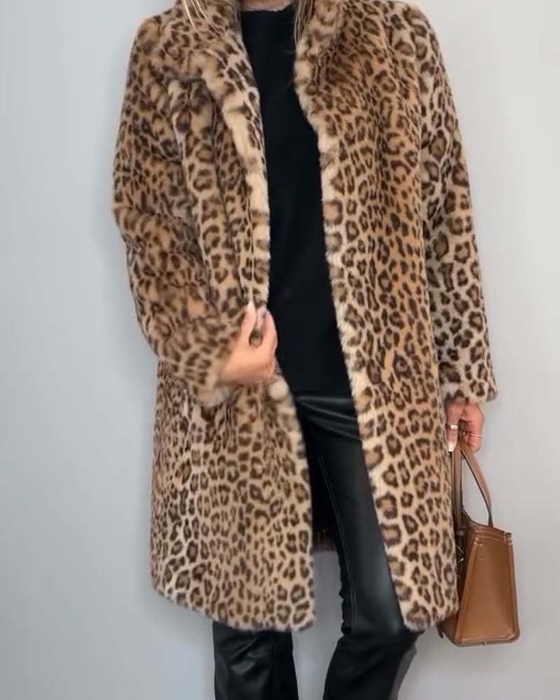 Chiarina | Long Leopard Jacket