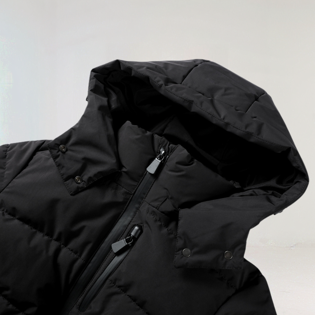 Georgia | Premium Insulated Black Ski Jacket