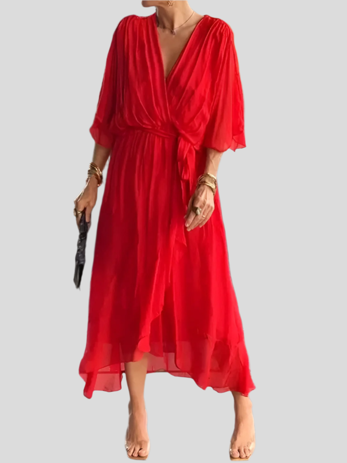 Adrianne | Elegant Silk Dress