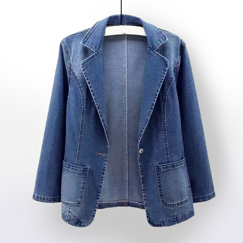 Aelin | Classic Denim Blazer
