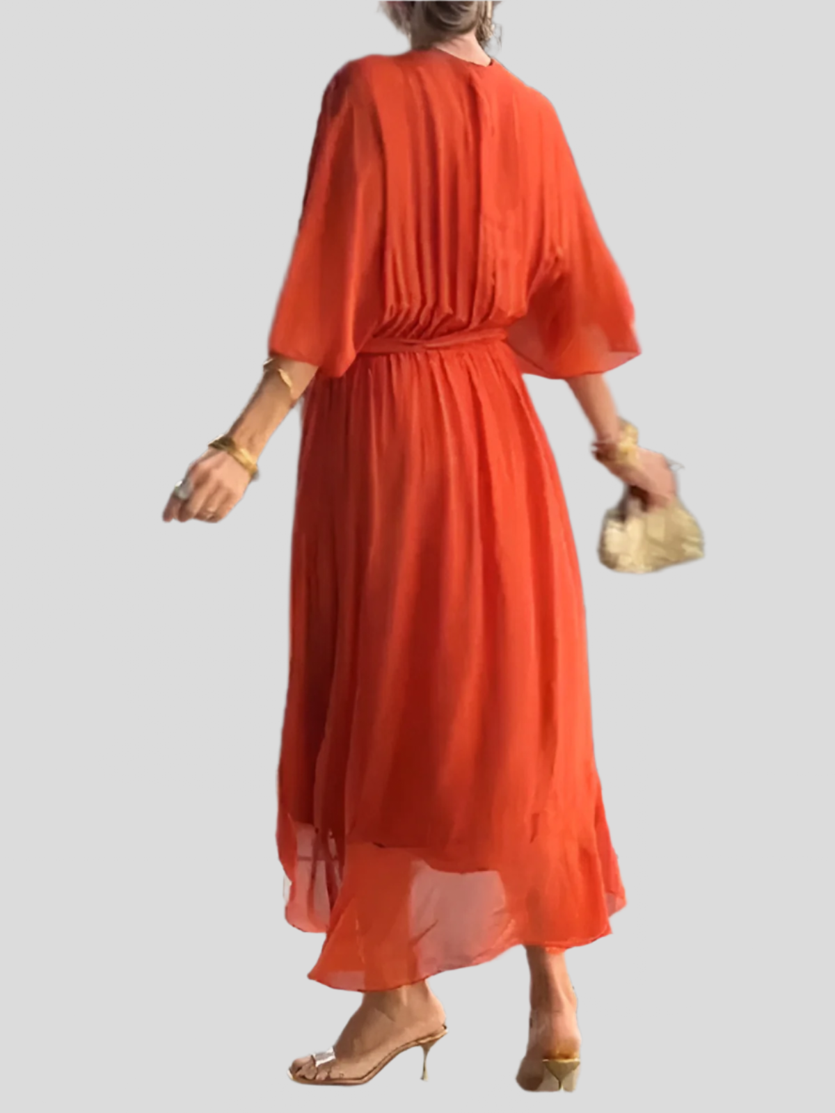 Adrianne | Elegant Silk Dress