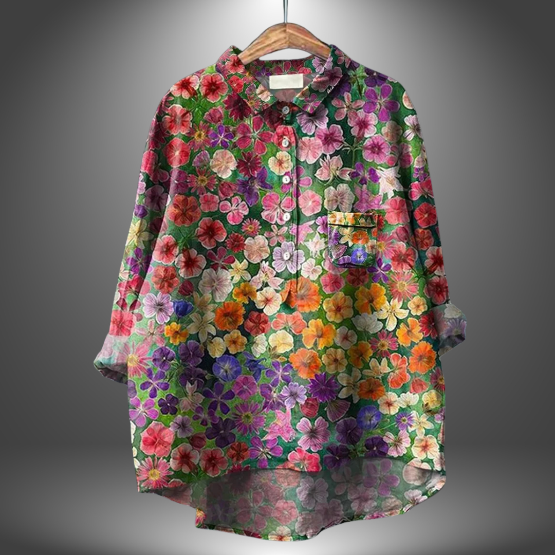 Fiolie | Handcrafted Floral Shirt
