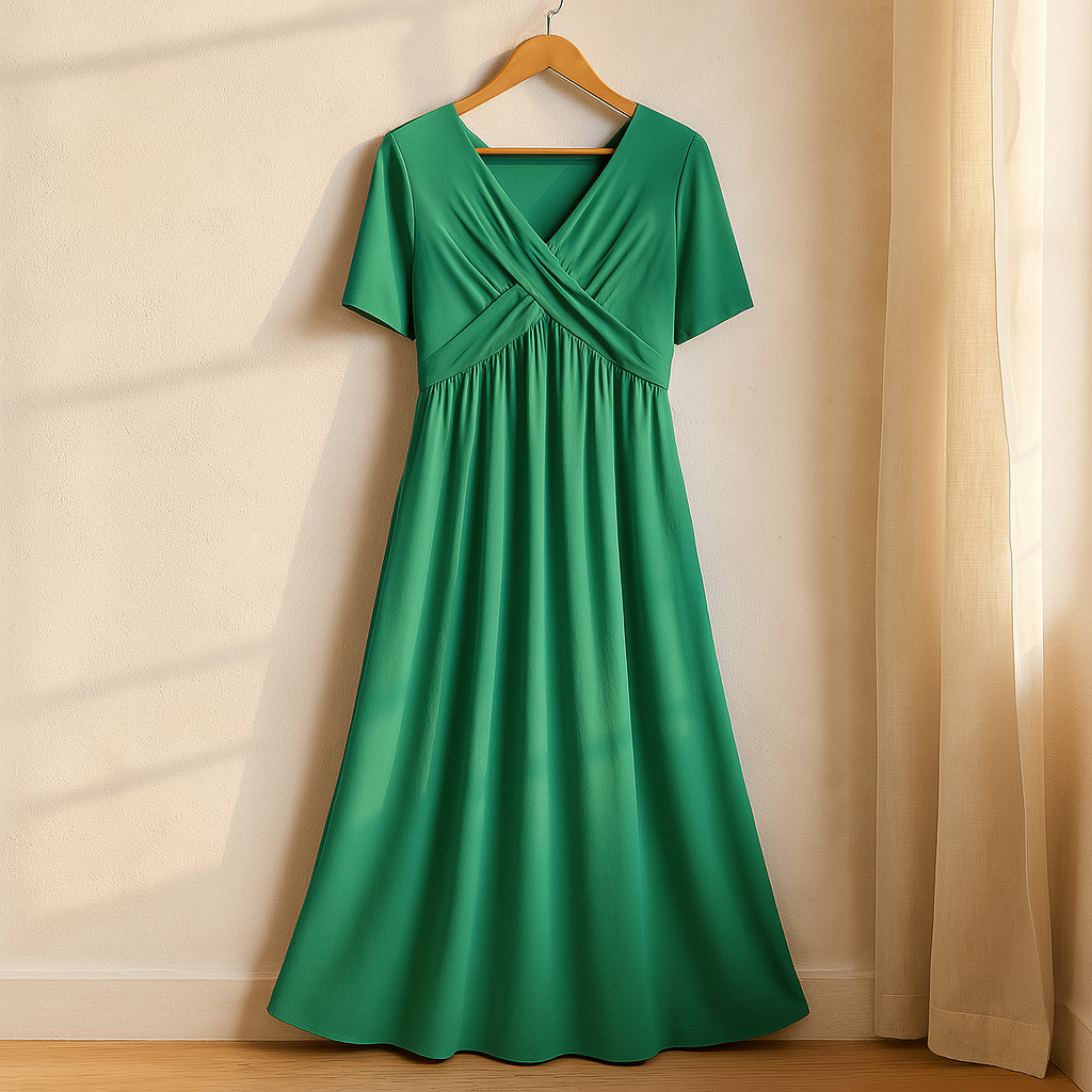 Leia | Elegant Dress with Tummy Coverage