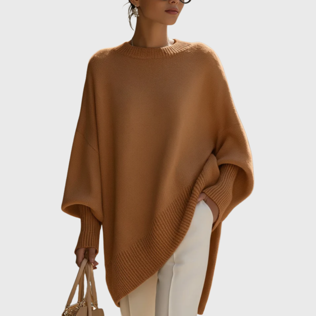 Alvena | Oversized Poncho Sweater