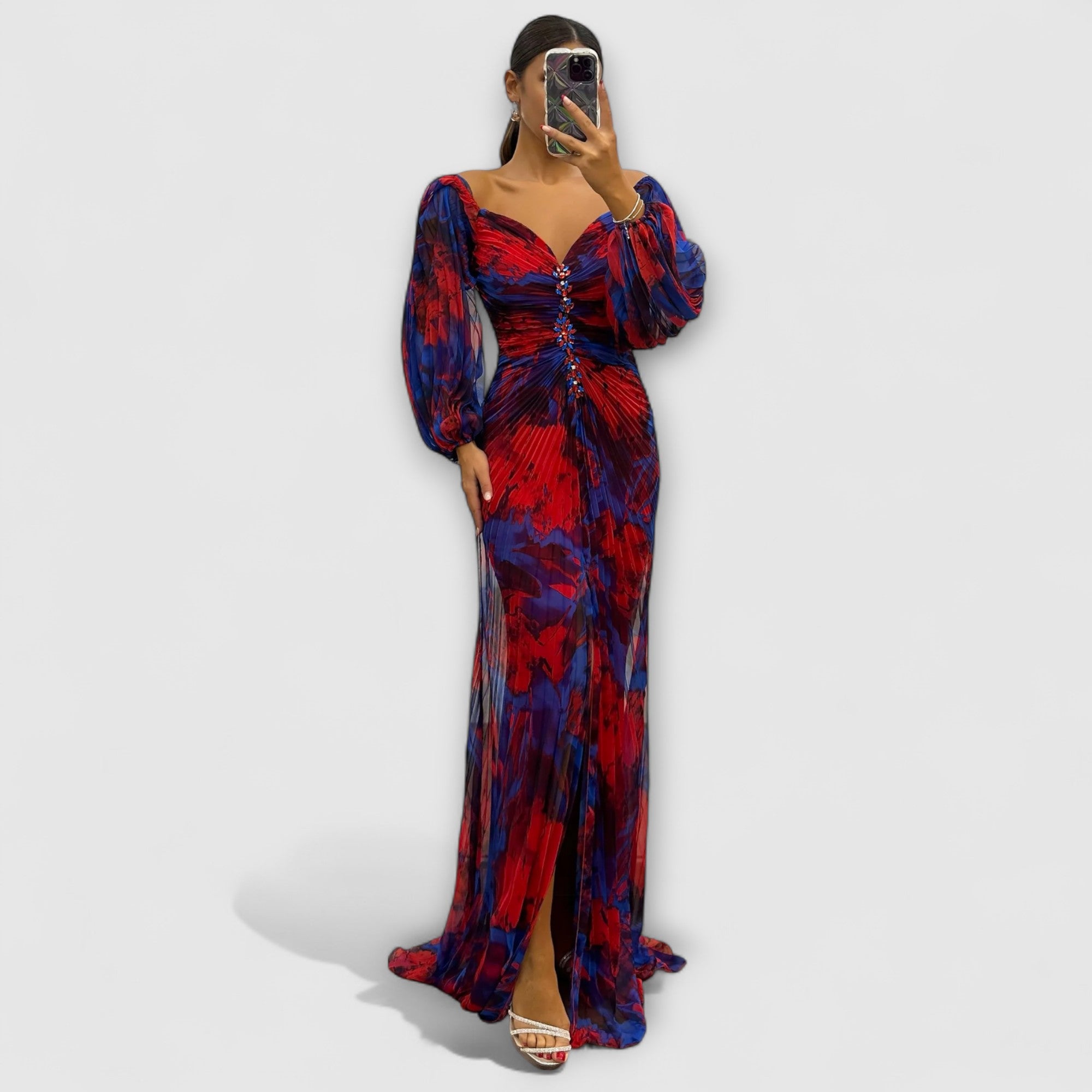 Genevieve | Elegant V-Neck Dress