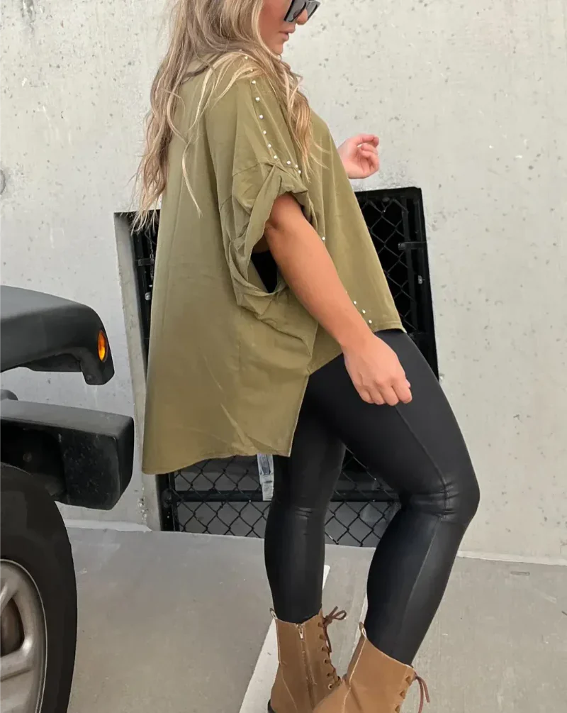 Briella | Studded Oversized Tee