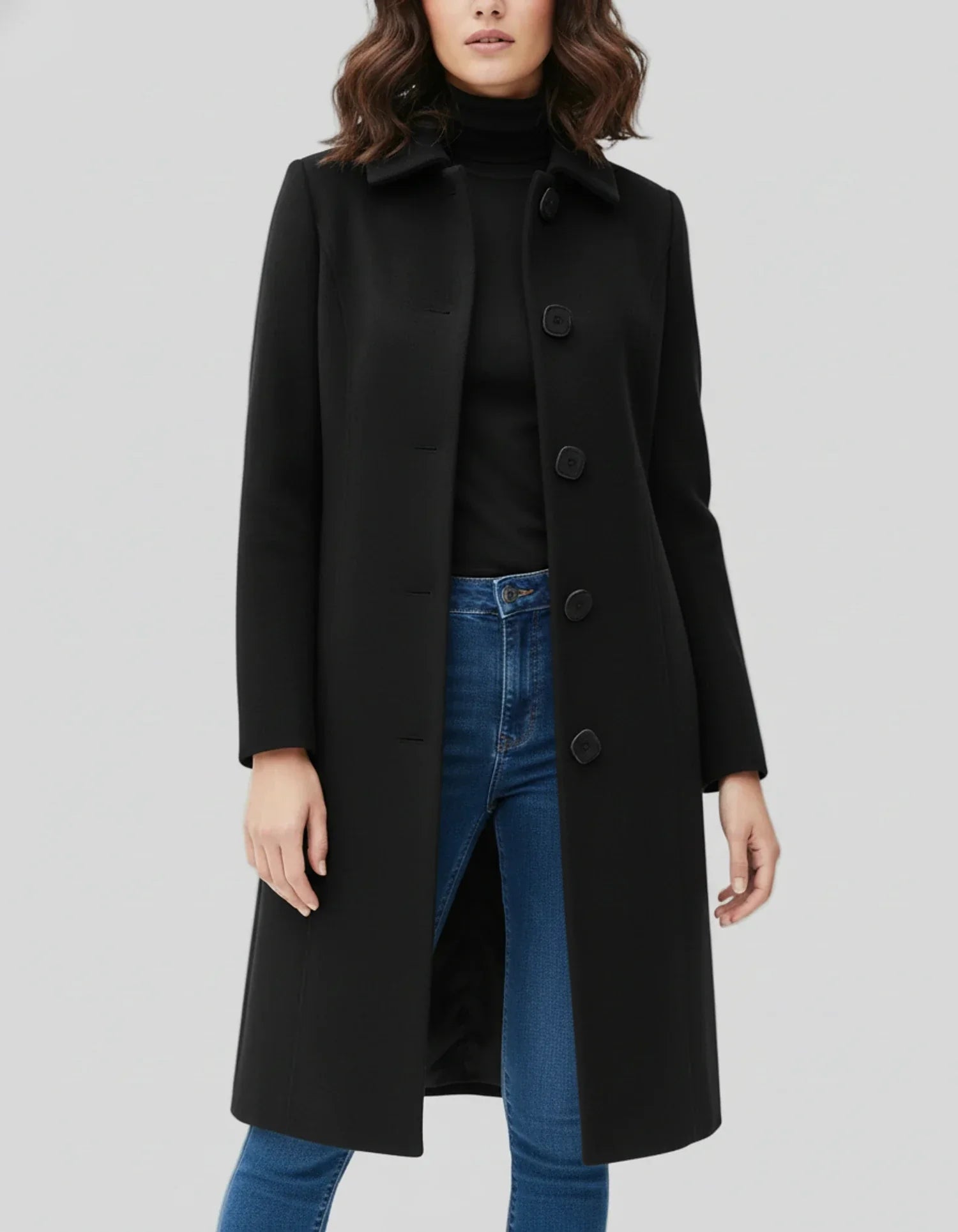 Josephine | Single Breasted Winter Trench Coat