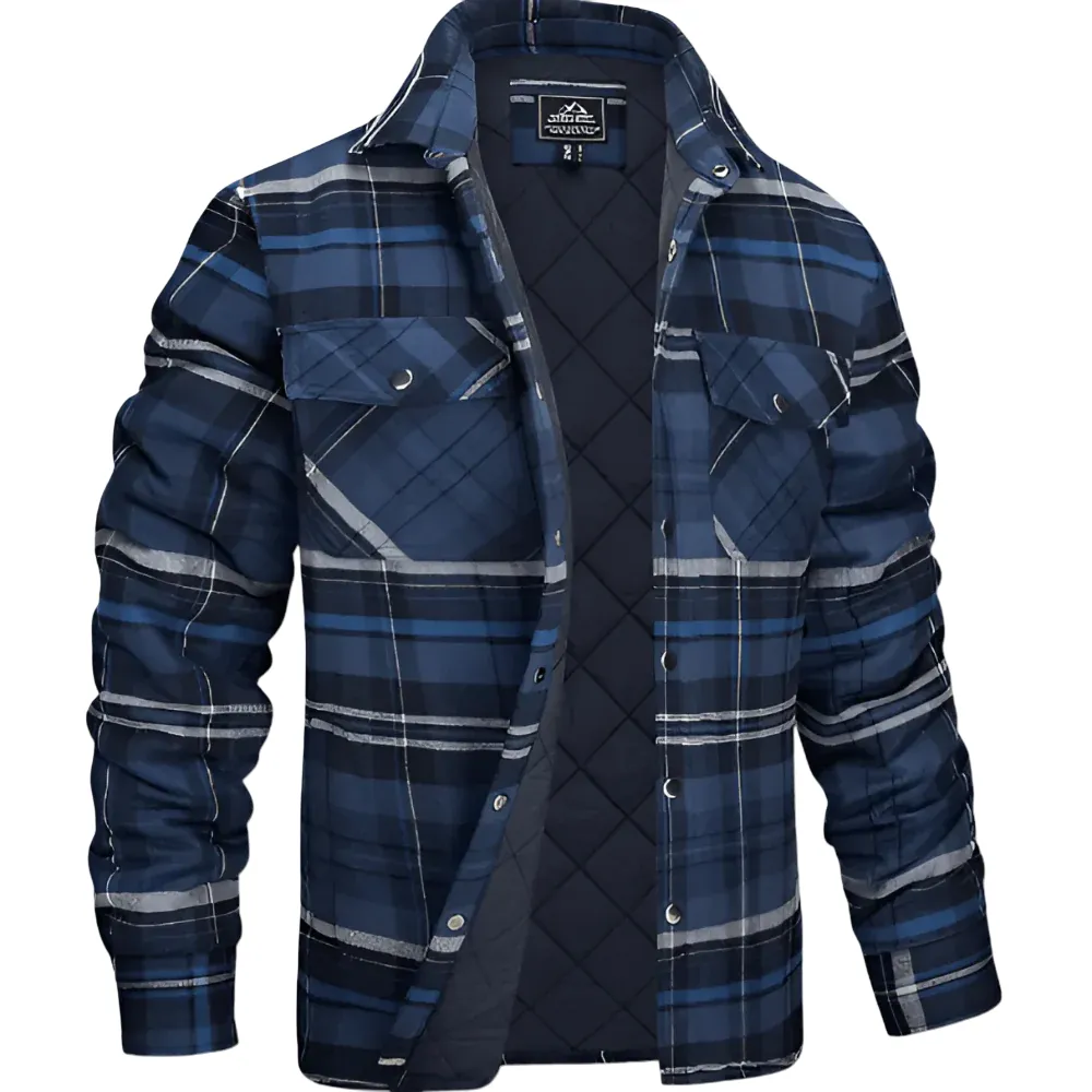 Tucker | Plaid Quilted Jacket