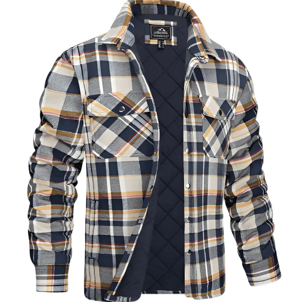Tucker | Plaid Quilted Jacket