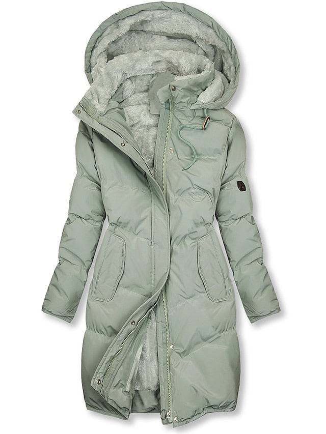 Magrite | Long Hooded Puffer Jacket