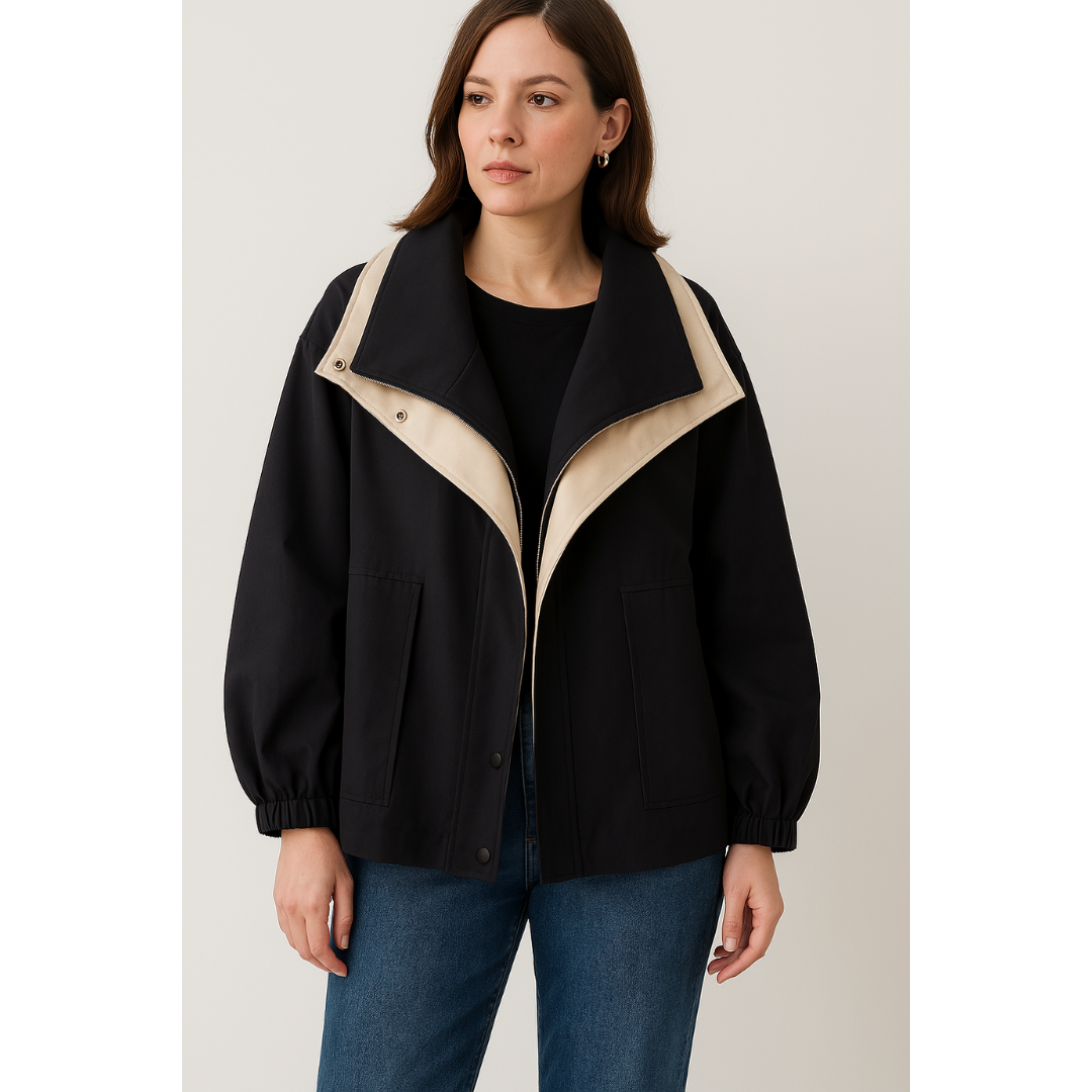 Clemence | Trendy Hooded Windbreaker Coat