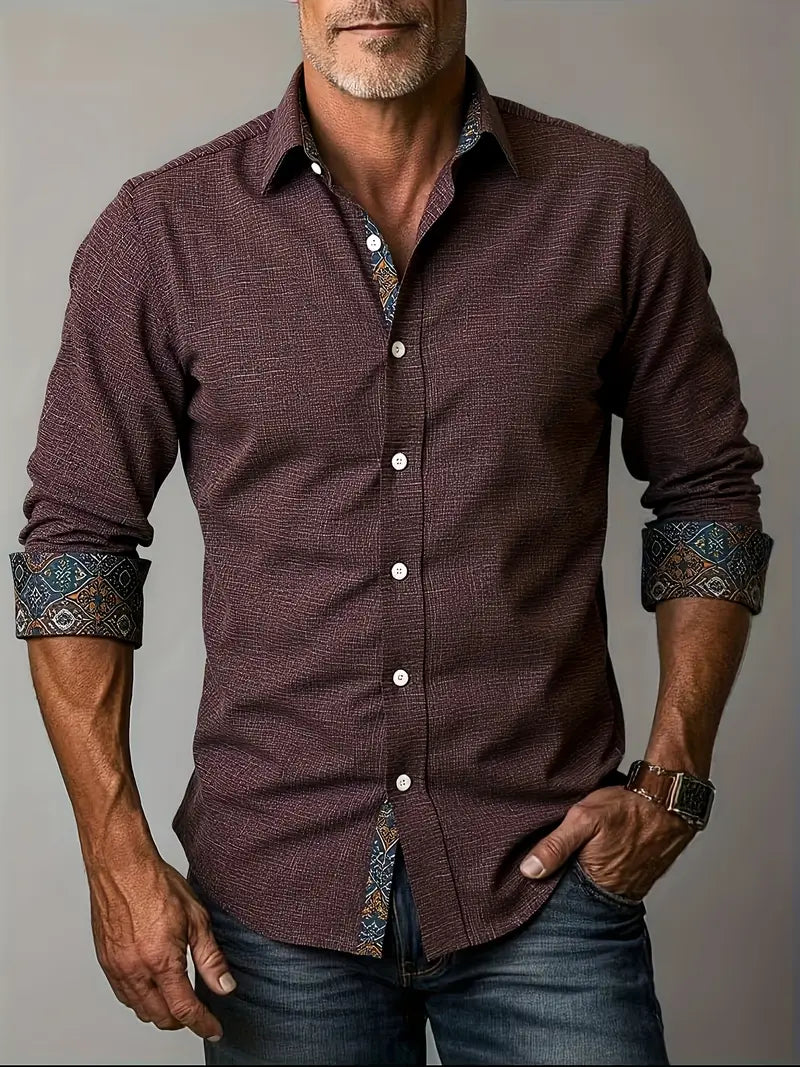 Jaxton | Long Sleeve Button-Up Shirt