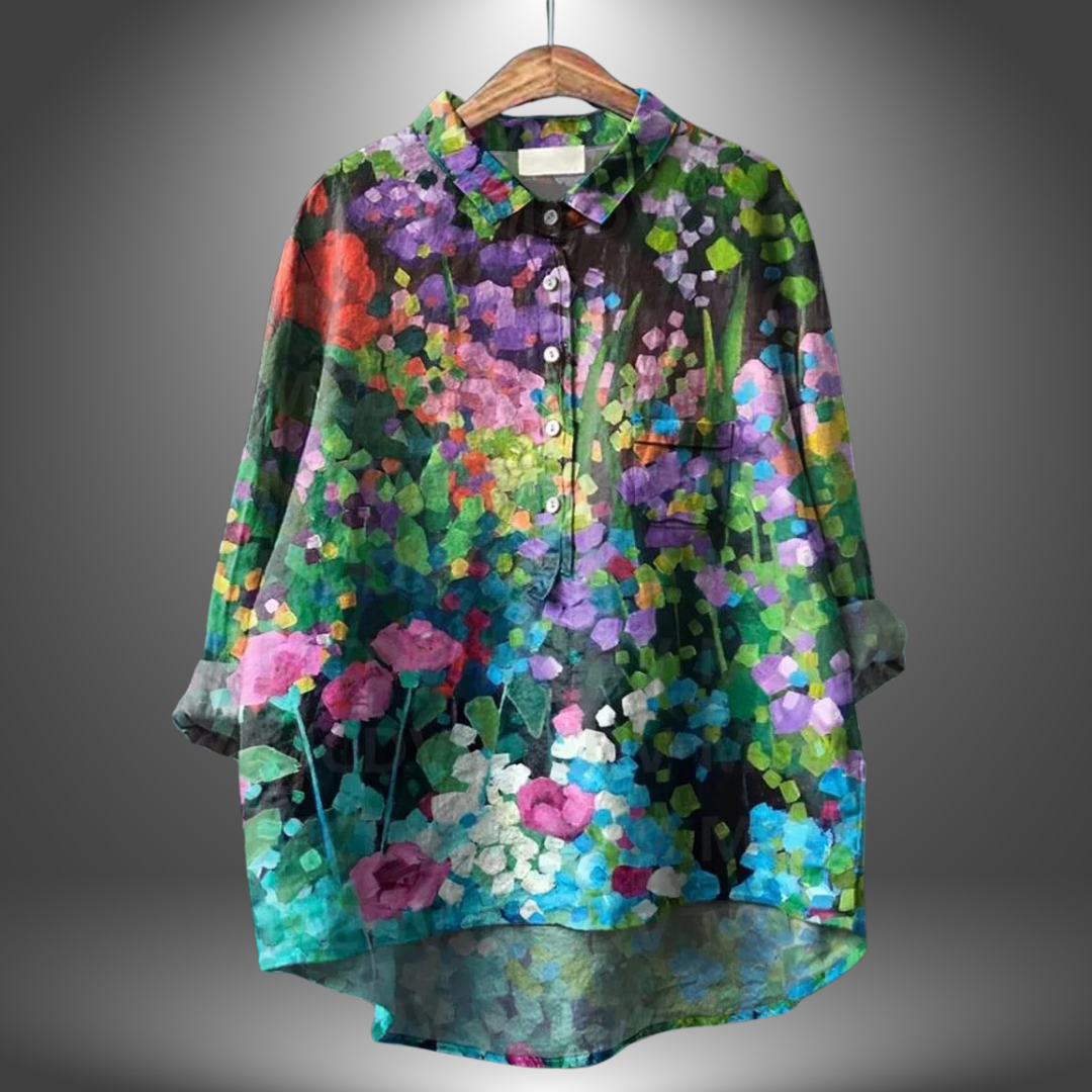 Fiolie | Handcrafted Floral Shirt