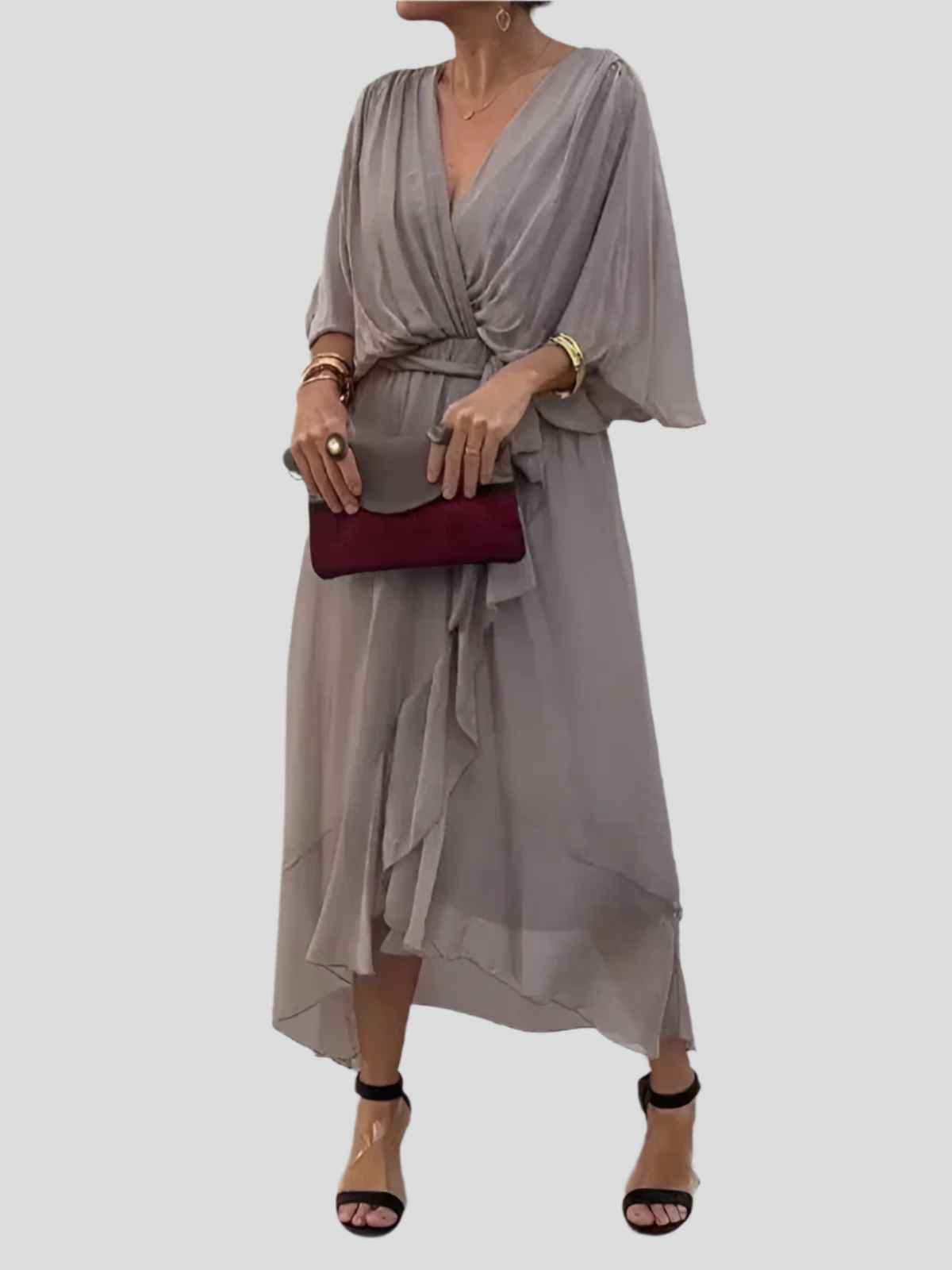 Adrianne | Elegant Silk Dress