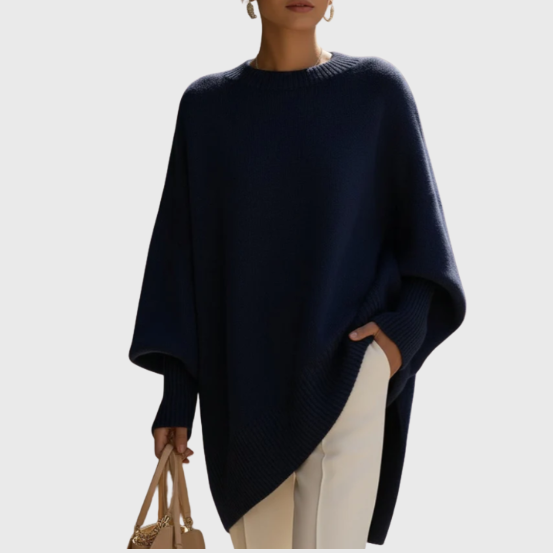 Alvena | Oversized Poncho Sweater