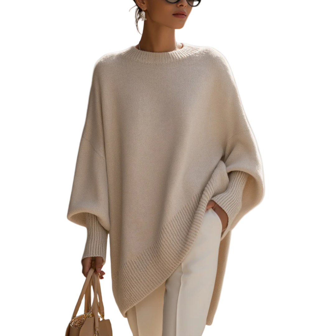 Alvena | Oversized Poncho Sweater