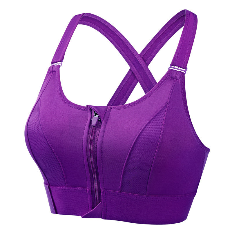 Laryssa | Zip Fit Sports Bra Anti-Sweat