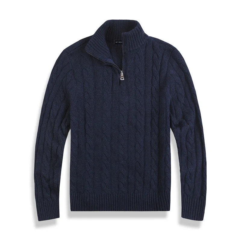 Nicolas | Old Money Half Zip Sweater