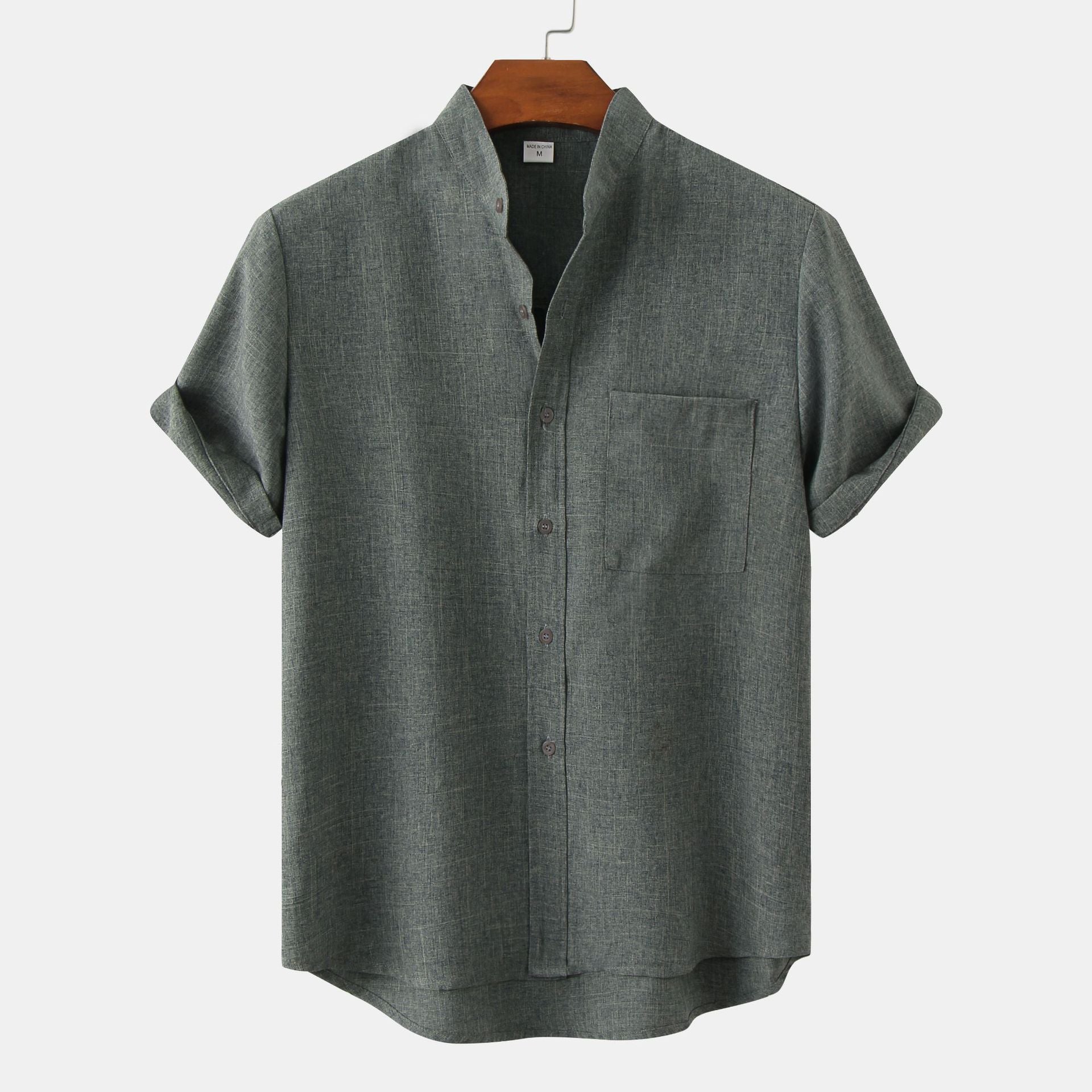 Mackie | Mandarin Collar Shirt