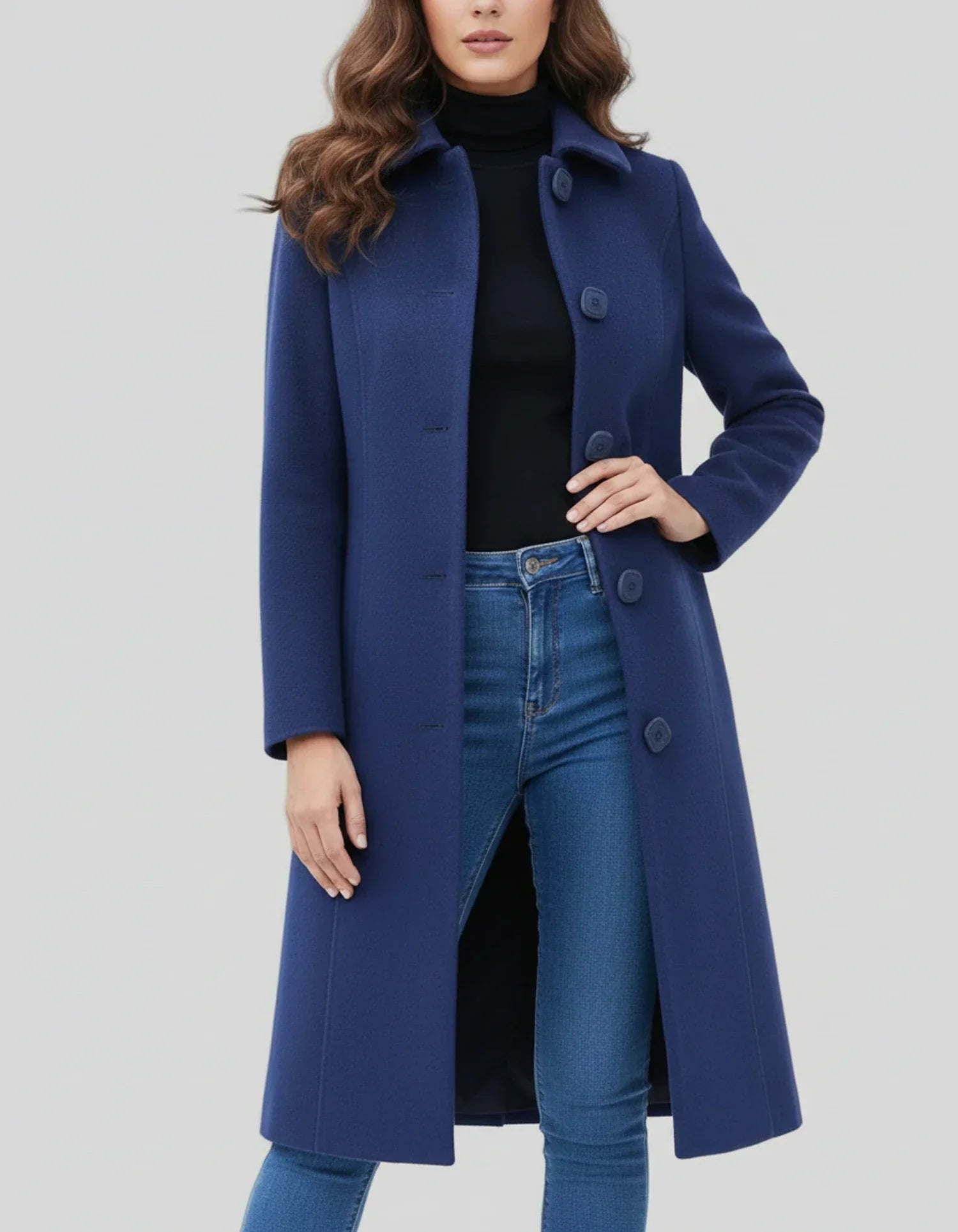 Josephine | Single Breasted Winter Trench Coat