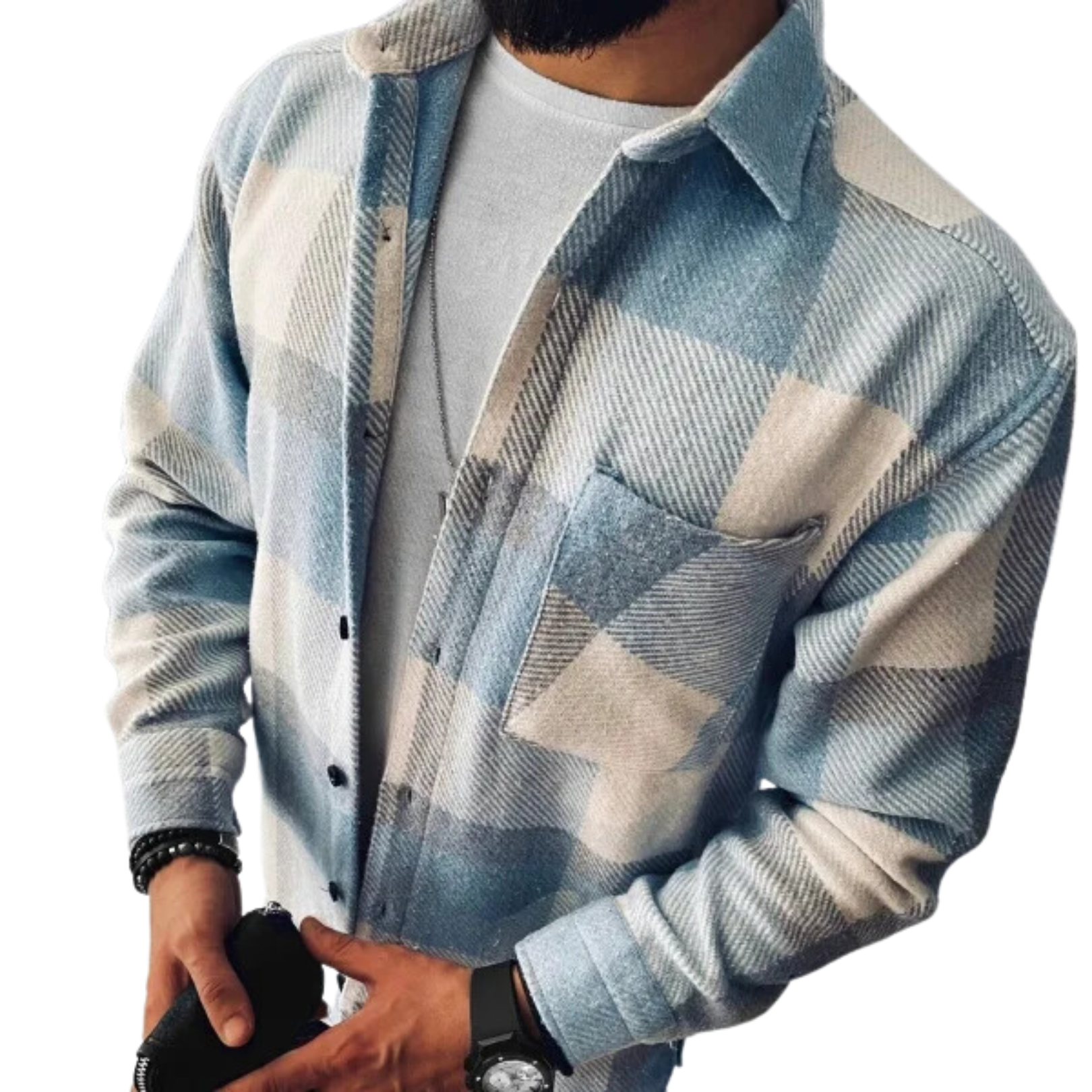 Mathias | Checkered Winter Shirt